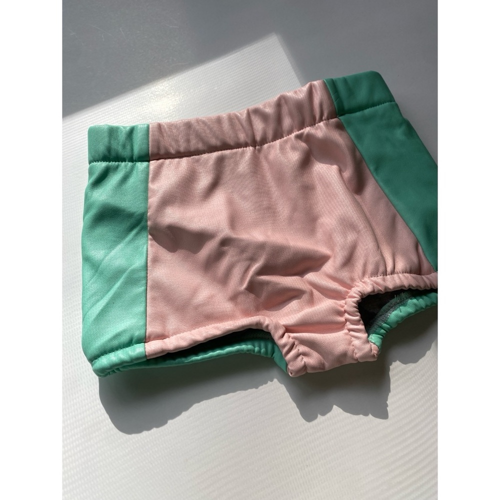 EEUC Duchess + Lion Vegan Leather Culottes 12/24m